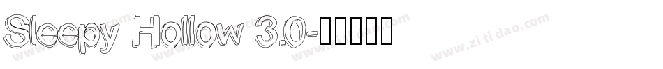 Sleepy Hollow 3.0字体转换